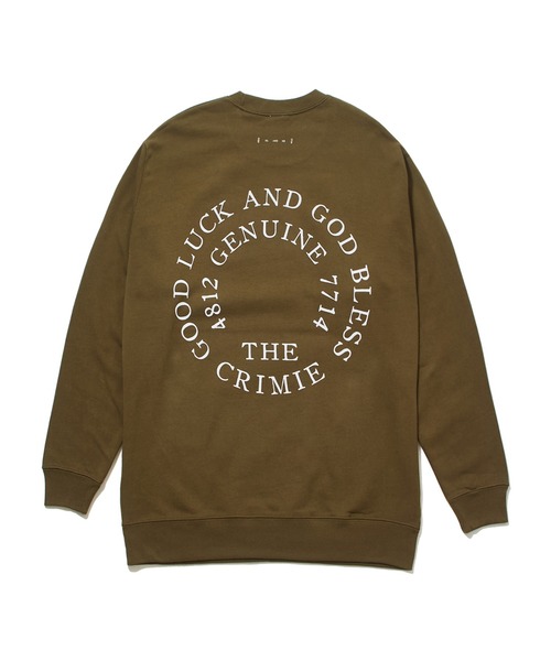 CRIMIE（クライミー）の「CIRCLE LOGO CREW SWEAT / サークル ロゴ クルー スウェット（スウェット・メンズ・ブラック/ホワイト/グリーン・S/XXL/XL/L/M）」の5枚目の写真