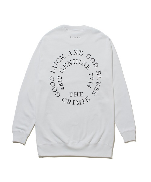 CRIMIE（クライミー）の「CIRCLE LOGO CREW SWEAT / サークル ロゴ クルー スウェット（スウェット・メンズ・ブラック/ホワイト/グリーン・S/XXL/XL/L/M）」の9枚目の写真