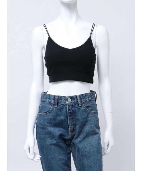 Ungrid(アングリッド)の「ダブルストラップブラトップ(キャミソール・レディース・ヘザーグレー/ブラック/オフホワイト・FREE)」の21枚目の写真