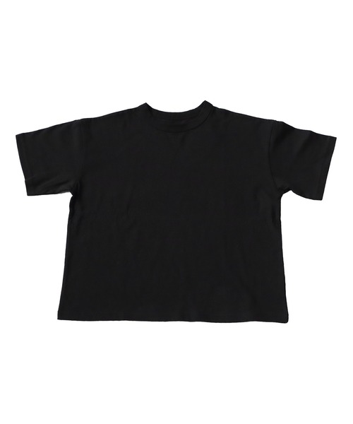 antiqua（アンティカ）の「クルーネック半袖Tシャツ（Tシャツ/カットソー・キッズ・イエロー/ネイビー/ブラック/オフホワイト/杢グレー/ピンク・130/110/120）」の12枚目の写真