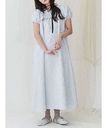 merry jenny | ジャガードパフスリーブワンピース(ワンピース)