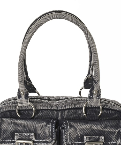 X-girl（エックスガール）の「DOUBLE POCKET HAND BAG