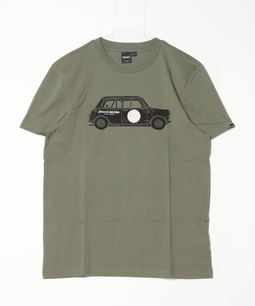 DEUS EX MACHINA(デウスエクスマキナ)の「MINI TEE オーガニックコットンTシャツ レギュラーフィット(Tシャツ/カットソー・メンズ・オフホワイト/グリーン系その他・MEDIUM/LARGE/X-LARGE)」の1枚目の写真