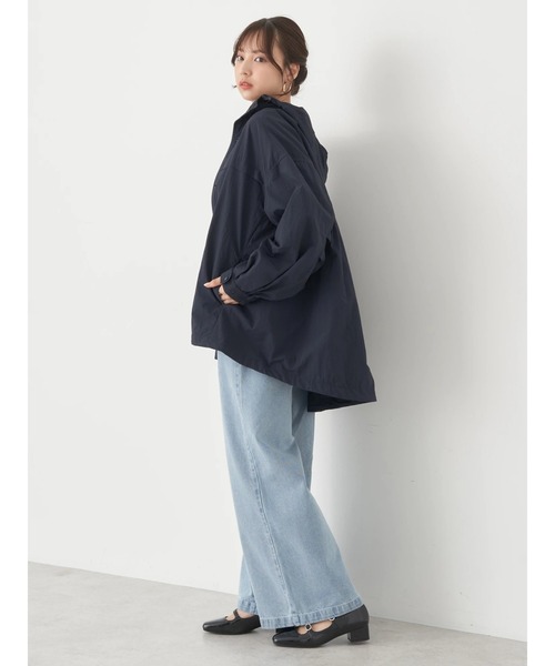 earth music&ecology（アースミュージックアンドエコロジー）の「アイレットジャガードタイトプルオーバー（Tシャツ/カットソー・レディース・ブルー/杢グレー/アイボリー/レッド・FREE）」の12枚目の写真