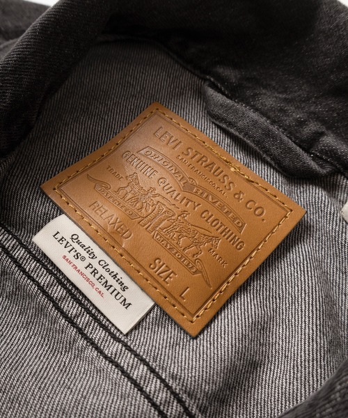 Levi's(リーバイス)の「【Levi’s/リーバイス】TYPE-1 TRUCKER DENIM JACKET/オーバーサイズ ブラックデニムジャケット/Gジャン/BLACK STONEWASH(デニムジャケット・メンズ・ブラック・S/M/L/XL)」の4枚目の写真