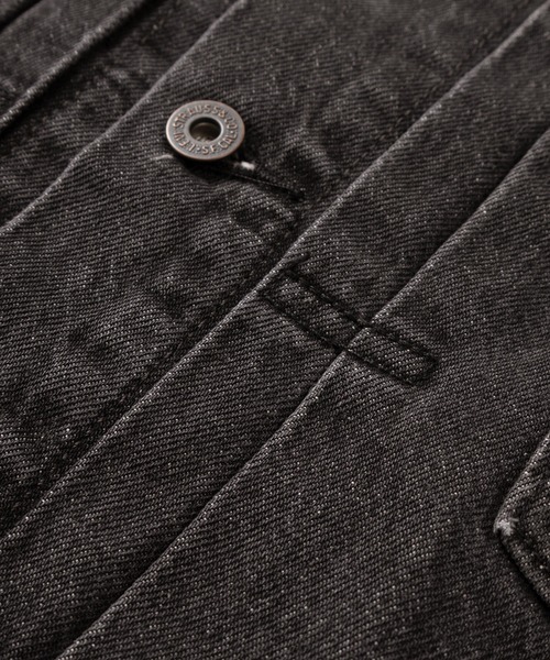 Levi's(リーバイス)の「【Levi’s/リーバイス】TYPE-1 TRUCKER DENIM JACKET/オーバーサイズ ブラックデニムジャケット/Gジャン/BLACK STONEWASH(デニムジャケット・メンズ・ブラック・S/M/L/XL)」の6枚目の写真