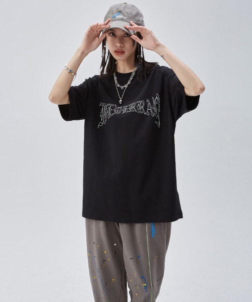 Ressaca(レサーカ)の「オーバーサイズ オールドイングリッシュ バックプリントTシャツ(Tシャツ/カットソー・メンズ・ブラック/ホワイト・M/S/XXL/XL/L)」の15枚目の写真