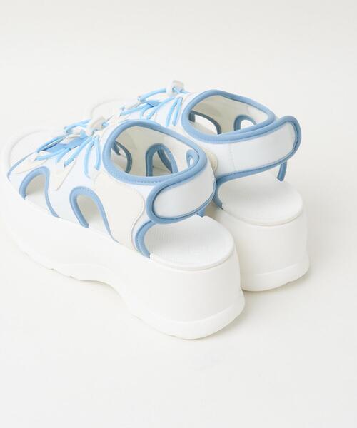 WEGO(ウィゴー)の「WEGO/ボリュームスポーツサンダル(サンダル・レディース・ブラック/その他1/ホワイト・MEDIUM/LARGE)」の16枚目の写真