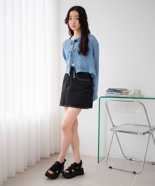 WEGO(ウィゴー)の「WEGO/ボリュームスポーツサンダル(サンダル・レディース・ブラック/その他1/ホワイト・MEDIUM/LARGE)」の9枚目の写真