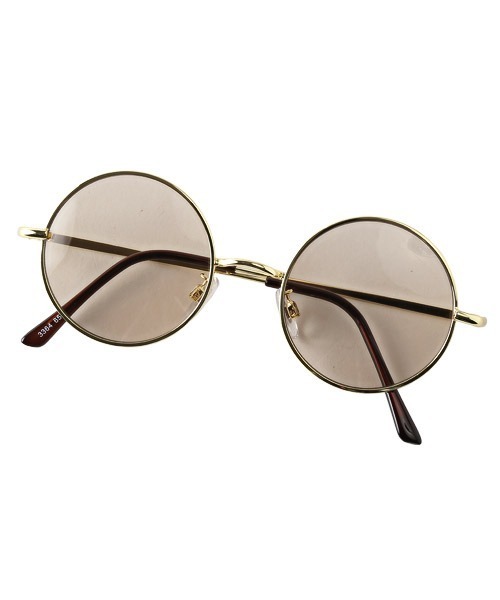 LUXSTYLE（ラグスタイル）の「ラウンドサングラス（サングラス・メンズ・ライトパープル/ゴールド/スモーク/ライトブルー/ライトピンク/ライトブラウン/シルバー/ブラック・FREE）」の13枚目の写真