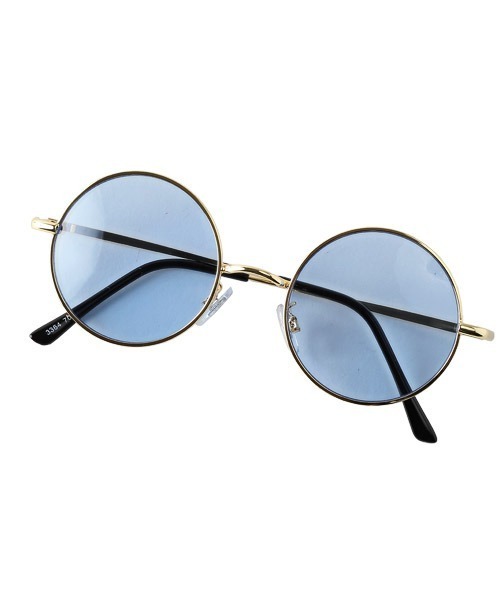 LUXSTYLE（ラグスタイル）の「ラウンドサングラス（サングラス・メンズ・ライトパープル/ゴールド/スモーク/ライトブルー/ライトピンク/ライトブラウン/シルバー/ブラック・FREE）」の15枚目の写真