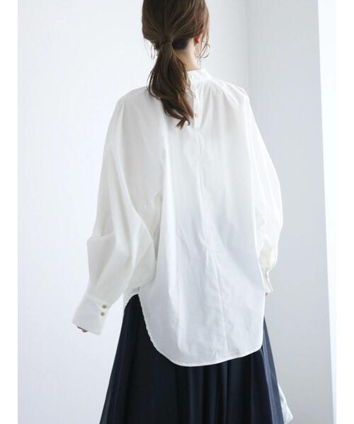 Te chichi（テチチ）の「パーツプリーツボリュームブラウス（シャツ/ブラウス・レディース・パープル/オフホワイト/ブラック・F）」の13枚目の写真