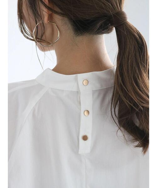 Te chichi（テチチ）の「パーツプリーツボリュームブラウス（シャツ/ブラウス・レディース・パープル/オフホワイト/ブラック・F）」の14枚目の写真