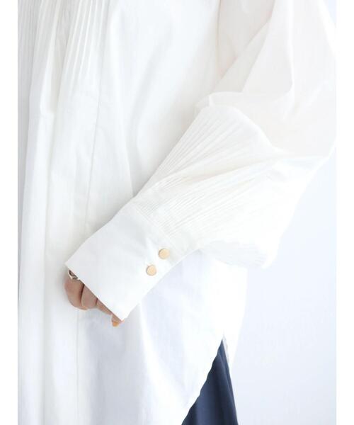 Te chichi（テチチ）の「パーツプリーツボリュームブラウス（シャツ/ブラウス・レディース・パープル/オフホワイト/ブラック・F）」の16枚目の写真