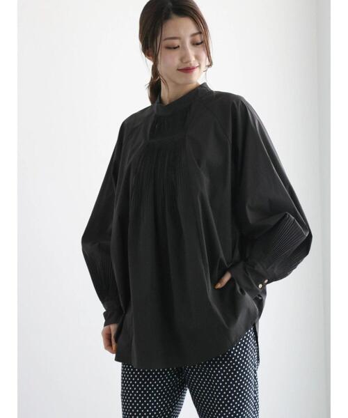 Te chichi（テチチ）の「パーツプリーツボリュームブラウス（シャツ/ブラウス・レディース・パープル/オフホワイト/ブラック・F）」の19枚目の写真