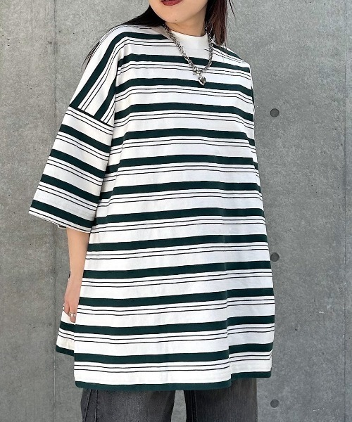 PAGEBOY（ページボーイ）の「WEB限定アイテム/ダッドルーズT（Tシャツ/カットソー・レディース・グレー/オフホワイト/ピンク/マルチ/ブラック・FREE）」の19枚目の写真