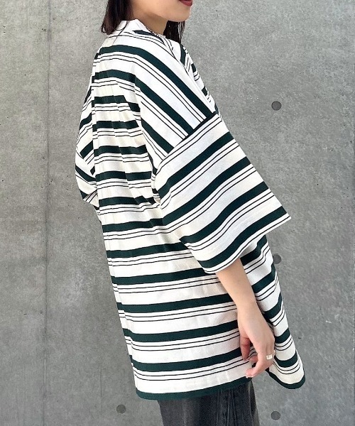 PAGEBOY（ページボーイ）の「WEB限定アイテム/ダッドルーズT（Tシャツ/カットソー・レディース・グレー/オフホワイト/ピンク/マルチ/ブラック・FREE）」の21枚目の写真