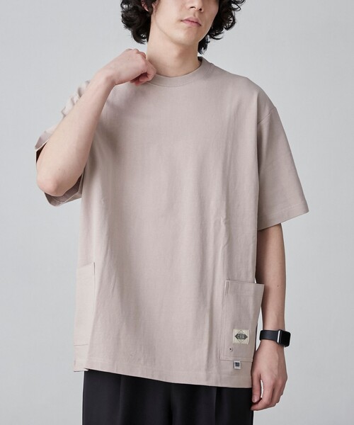 coen(コーエン)の「USAコットンガーデンポケットTシャツ(Tシャツ/カットソー・メンズ・ライトブルー/ブラック/ホワイト/ベージュ・S/M/L/XL)」の4枚目の写真