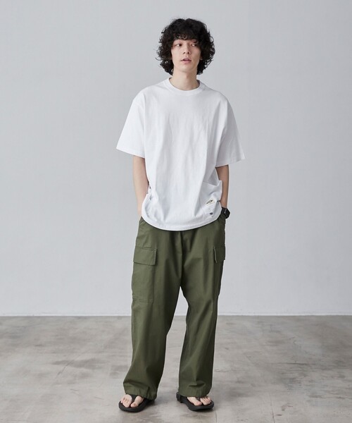 coen(コーエン)の「USAコットンガーデンポケットTシャツ(Tシャツ/カットソー・メンズ・ライトブルー/ブラック/ホワイト/ベージュ・S/M/L/XL)」の18枚目の写真