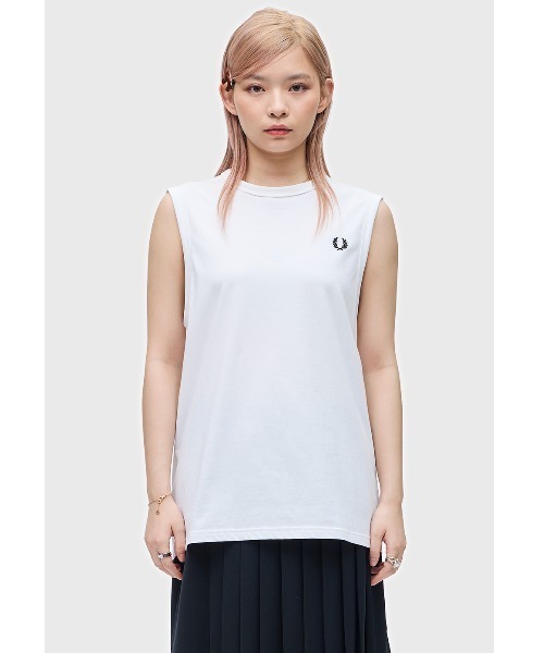 FRED PERRY(フレッドペリー)の「Crew Neck Tank(タンクトップ・メンズ・ホワイト・L/M/S)」の15枚目の写真