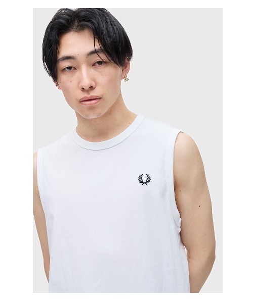 FRED PERRY(フレッドペリー)の「Crew Neck Tank(タンクトップ・メンズ・ホワイト・L/M/S)」の17枚目の写真