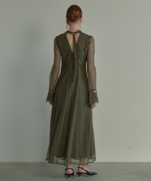ANDRESD(アンドレスド)の「バックオープンジオメトリックドレス / back open geometric dress(ドレス・レディース・イエロー/グレー/オリーブ/ブラウン/ブラック・S/M/L)」の20枚目の写真