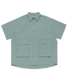 aimoha outdoor ユニセックス　ビッグシルエット フラップポケットシャツ