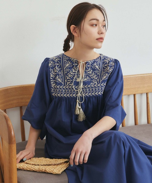 Edit Sheen（エディットシーン）の「エスニック刺繍ワンピース
