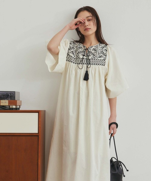 Edit Sheen（エディットシーン）の「エスニック刺繍ワンピース