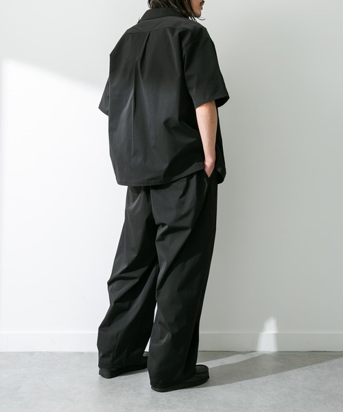 URBAN RESEARCH Sonny Label（アーバンリサーチサニーレーベル）の「『吸水速乾/接触冷感/イージーケア』マルチ機能オープンカラーショートスリーブシャツ（シャツ/ブラウス・メンズ・ブラック/ベージュ/カーキ・MEDIUM/LARGE）」の18枚目の写真