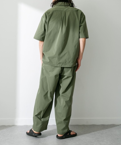 URBAN RESEARCH Sonny Label（アーバンリサーチサニーレーベル）の「『吸水速乾/接触冷感/イージーケア』マルチ機能オープンカラーショートスリーブシャツ（シャツ/ブラウス・メンズ・ブラック/ベージュ/カーキ・MEDIUM/LARGE）」の21枚目の写真