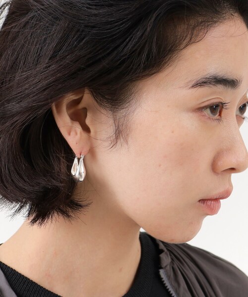 GALLEST（ギャレスト）の「◆メタルドロップピアス（ピアス（両耳用）・レディース・シルバー・00）」の6枚目の写真