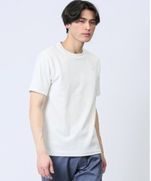 TAKA-Q（タカキュー）の「【ストレッチ】タカキュー ふくれチェック クルーネック半袖Ｔシャツ（Tシャツ/カットソー・メンズ）」