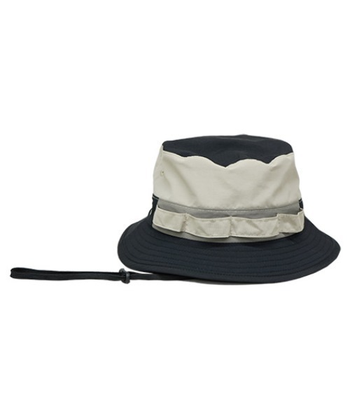 salle de bal（サルデバル）の「POLAR BEAR BANK / ポーラーベアバンク ナイロンベアタレ付きアドベンチャーハット  PBB 033 MMI（ハット・レディース・ベージュ/ブラック/グレー/ブラック系その他・FREE）」の10枚目の写真