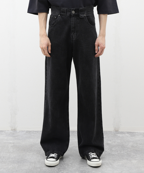 WILLY CHAVARRIA(ウィリーチャバリア)の「WILLY CHAVARRIA STRAIGHT DENIM PANTS BSP509(デニムパンツ・メンズ・ブラック系その他・SMALL/MEDIUM)」の19枚目の写真