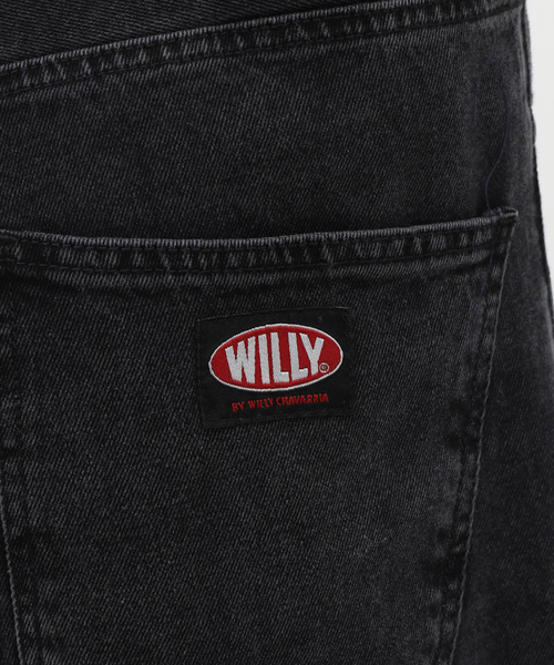 WILLY CHAVARRIA(ウィリーチャバリア)の「WILLY CHAVARRIA STRAIGHT DENIM PANTS BSP509(デニムパンツ・メンズ・ブラック系その他・SMALL/MEDIUM)」の10枚目の写真