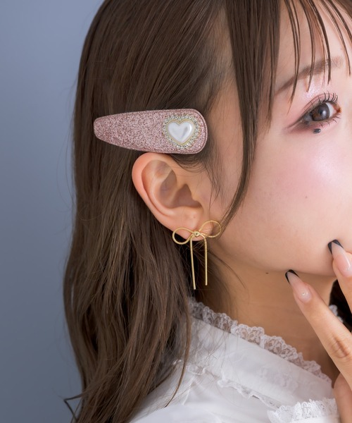 couture BY ROJITA(クチュールバイロジータ)の「リボンピアス(ピアス(両耳用)・レディース・シルバー/ゴールド・FREE)」の4枚目の写真