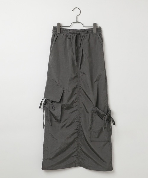 PAGEBOY（ページボーイ）の「マルチポケットナロースカート（スカート・レディース・チャコールグレー/ブラック・FREE）」の9枚目の写真