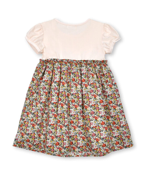Noeil aime BeBe(ノイユエイムベベ)の「パフスリープ花柄切り替えワンピース(80~130cm)(ワンピース・キッズ・ブルー系その他/レッド系その他・120cm/130cm/80cm/90cm/110cm/100cm)」の12枚目の写真