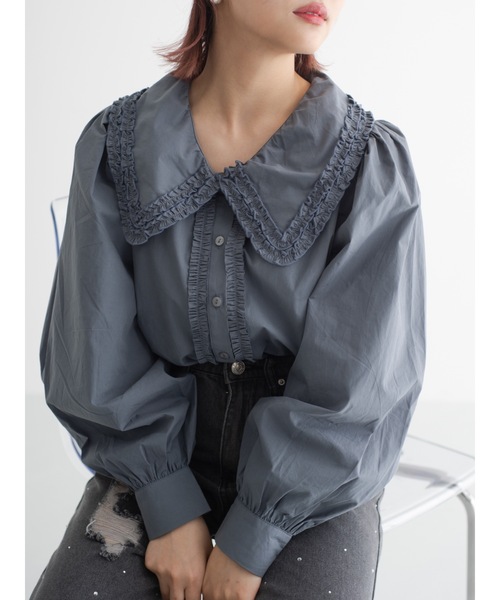 classical collar blouse（シャツ/ブラウス）｜jumelle（ジュメロ）