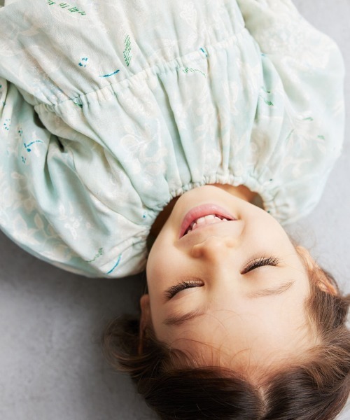 NAOMI ITO（ナオミイトウ）の「【NAOMI ITO（ナオミイトウ）】サックワンピース 80cm・90cm・100cm・110cm（ワンピース・キッズ・ピンク/ライトブルー・80ｃｍ/90cm/110cm/100cm）」の5枚目の写真