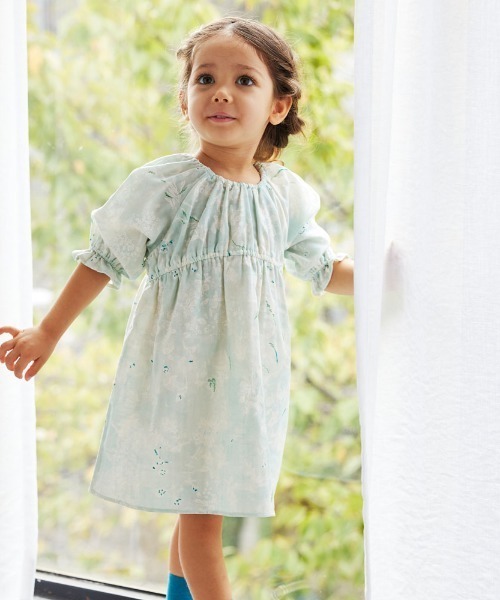 NAOMI ITO（ナオミイトウ）の「【NAOMI ITO（ナオミイトウ）】サックワンピース 80cm・90cm・100cm・110cm（ワンピース・キッズ・ピンク/ライトブルー・80ｃｍ/90cm/110cm/100cm）」の3枚目の写真