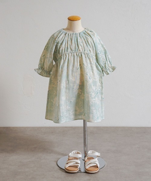 NAOMI ITO（ナオミイトウ）の「【NAOMI ITO（ナオミイトウ）】サックワンピース 80cm・90cm・100cm・110cm（ワンピース・キッズ・ピンク/ライトブルー・80ｃｍ/90cm/110cm/100cm）」の6枚目の写真