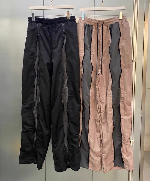 LAFFMO(ラフモ)の「バイカラーシャカシャカパンツ(その他パンツ・レディース・ピンク/ブラック・F)」の15枚目の写真