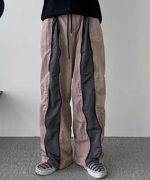 LAFFMO(ラフモ)の「バイカラーシャカシャカパンツ(その他パンツ・レディース・ピンク/ブラック・F)」の13枚目の写真