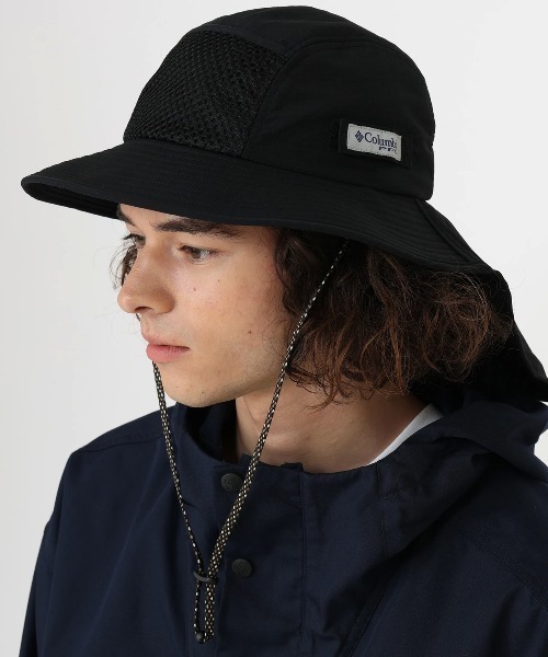 Columbia（コロンビア）の「Columbia/コロンビア ハット GOLD CREEK SUNSHAD BOONEY 涼感 サンシェード ブーニー PU5674（ハット・メンズ・ブラック・FREE）」の5枚目の写真