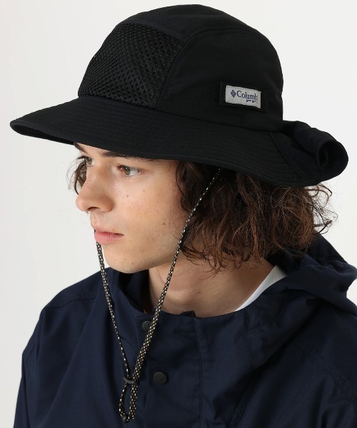 Columbia（コロンビア）の「Columbia/コロンビア ハット GOLD CREEK SUNSHAD BOONEY 涼感 サンシェード ブーニー PU5674（ハット・メンズ・ブラック・FREE）」の6枚目の写真