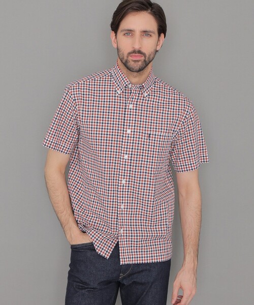 【セール】シアサッカー 半袖ボタンダウンシャツ（シャツ/ブラウス）｜MACKINTOSH LONDON（マッキントッシュ ロンドン）