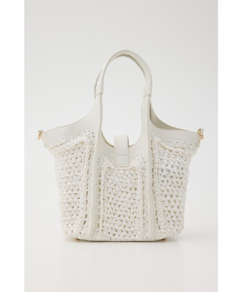 RRプレートBAG rienda白 RRプレートバッグ（ショルダーバッグ）｜rienda（リエンダ）の