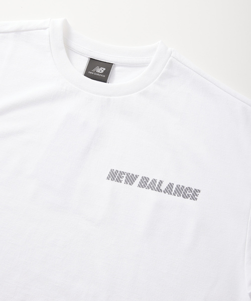 NEW BALANCE（ニューバランス）の「NEW BALANCE / ニューバランス MET24 リフレクションロゴTシャツ（Tシャツ/カットソー・メンズ・ブラック/チャコールグレー/ホワイト・LARGE/X-LARGE）」の2枚目の写真